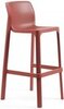 Стул пластиковый барный Nardi Net Stool, коралловый
