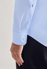 Сорочка Seidensticker Slim Fit 01.653760-14 с отделкой голубая