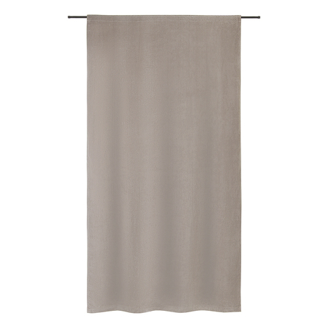 Штора из бархата 150х290см Tkano Essential серая