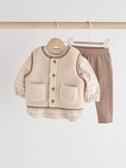 Комплект из трех предметов Next N75-983, Бежевый