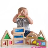 Большой конструктор Сенсорные блоки (Sensory blocks), 16 деталей 9