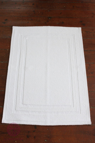 Коврик для ванной 55х75 Luxberry Универсальный белый