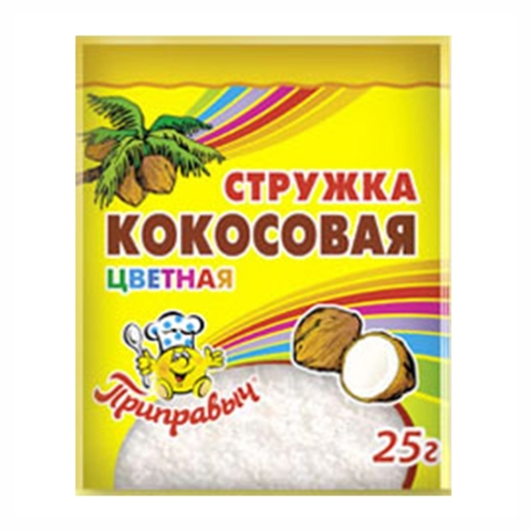 Кокосовая стружка ПРИПРАВЫЧ 25 г м/у РОССИЯ