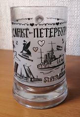 кружка пиво 0,33 Виды Петербурга