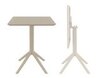 Стол пластиковый складной Siesta Contract Sky Folding Table 60, бежевый
