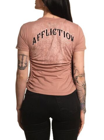 Affliction | Футболка женская ALCHEMY AW25432 сзади