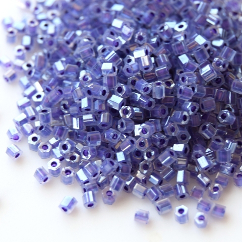 Бисер Тохо Hexagon 11/0 0922 фиолетовый перл