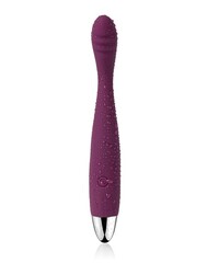Фиолетовый вибратор Cici Violet с гнущейся головкой - 18,2 см. - 