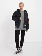 Бомбер Alpha Industries L-2B Hooded Gen II Replica Blue (Синий)