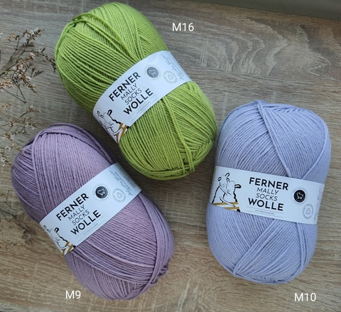 Ferner Wolle Mally Socks Uni M9