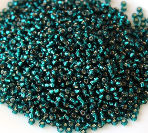 RR-0030 Silverlined transparant dark teal