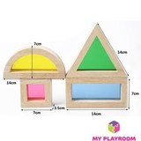 Большой конструктор Сенсорные блоки (Sensory blocks), 16 деталей 7