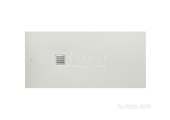TERRAN Душевой поддон 1600X700 с сифоном и решеткой сетло-серый  Roca AP016402BC01090 фото