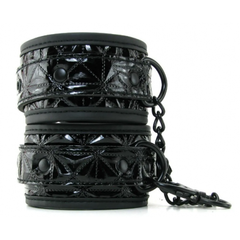 Наручники на цепочке Luxury fetish черные