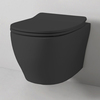 ArtCeram TEV006 17 00 ArtCeram TEN Унитаз подвесной, 52х36см, безободковый, с крепежом, цвет: черный матовый