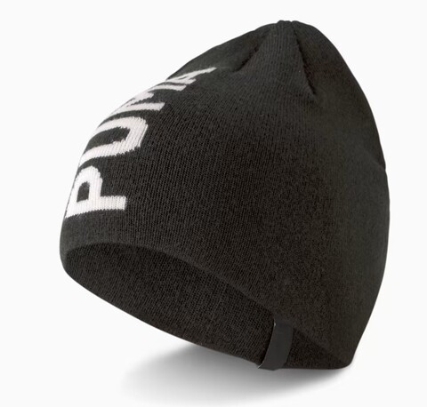 Шапка Puma Ess Classic Cuffless Beanie Jr Puma Blac