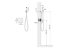 Aquatek AQ1219BG AQ1219BG ОБЕРОН набор с гигиеническим душем (смеситель + гигиеническая лейка + шланг + шланговое подсоединение с держателем), шлиф. золото