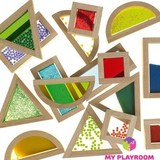 Большой конструктор Сенсорные блоки (Sensory blocks), 16 деталей 2