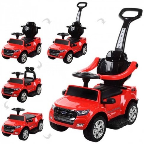 Электромобиль Rivertoys Ford Ranger DK-P01-Р красный с ручкой