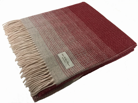 Плед 150х200 Italian Woollen Treasures S.r.l. Lara Rosso