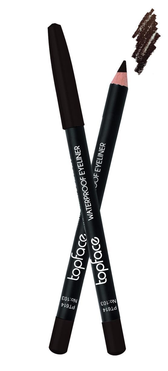 Topface Карандаш водостойкий для глаз тон 103-PT614 "Waterproof Eyeliner" 1.1г