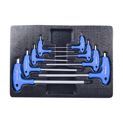 KING TONY (9-22108MR) Набор Г-образных ключей HEX, ложемент, 8 предметов