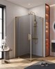 Cezares SLIDER-AH-1-90-100/110-GRIGIO-BORO Душевой уголок
