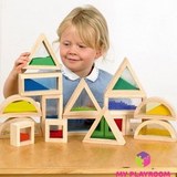 Большой конструктор Сенсорные блоки (Sensory blocks), 16 деталей 4