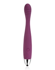 Фиолетовый вибратор Cici Violet с гнущейся головкой - 18,2 см. - 