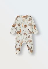 Слип на молнии (дино беж)