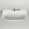 102512G Salini Sofia Wall Ванна пристенная 1700х800х580мм, донный клапан, сифон,  слив-перелив, опорная рама, мат-л: S-sense  , глянцевый, белый