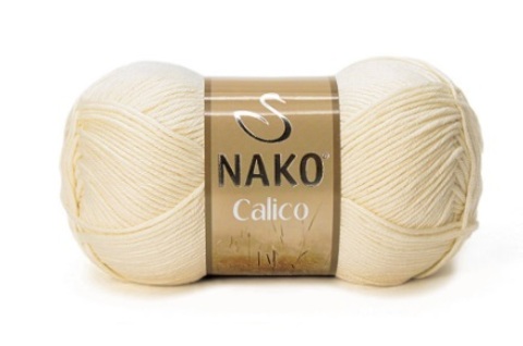 Пряжа Nako Calico 481 медовый