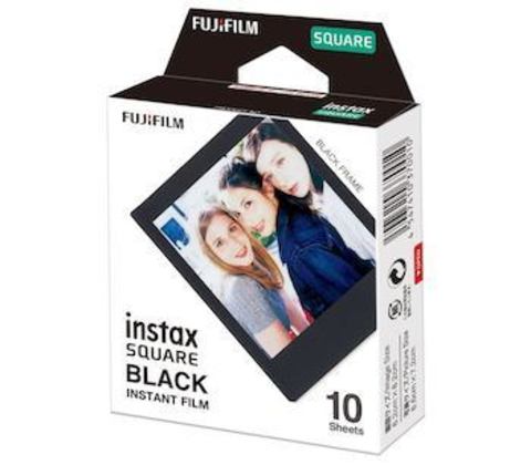 Fotoaparat lenti \  Картридж Fujifilm instax SQUARE Black Frame, 10 lent