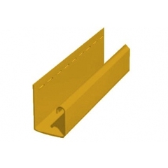 Планка Альта-Сайдинг J-trim золотистая Т-15 (3,66м)