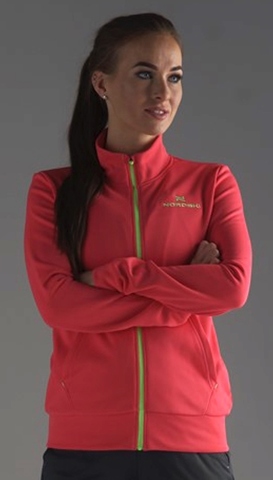 Толстовка Nordski Zip Pink/Yellow женская