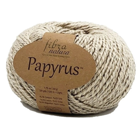 Пряжа Fibra Natura Papyrus 22 беж.меланж (уп. 10 мотков)