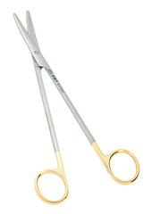 Ножницы дессекционные армированные твердосплавными пластинами вертикально-изогнутые180 мм