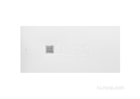 TERRAN Душевой поддон 1600X700 с сифоном и решеткой белый  Roca AP016402BC01100