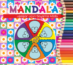 Mandala. Uşaqlar üçün boyama kitabı (çəhrayı)