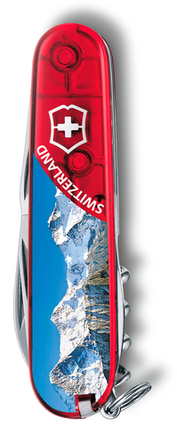 Нож складной Victorinox Climber, 91 mm, Jungfrau (1.3703.TE3)