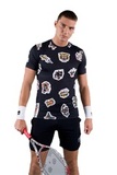 Мужская теннисная футболка  HYDROGEN TATTOO TECH  (T00504-007)