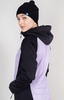 Премиальная куртка для лыж и зимнего бега Nordski Hybrid Hood Black/Lavender женская