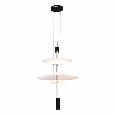 SL6101.413.01 Люстра подвесная ST-Luce Черный/Белый LED 1*15W 3000K ISOLA
