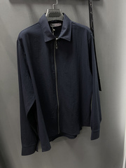 Рубашка BGLS на молнии  #A0412 (тём.-син.)