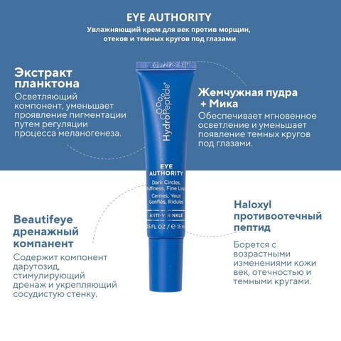 HydroPeptide Крем для век против морщин, отеков и темных кругов | Eye Authority