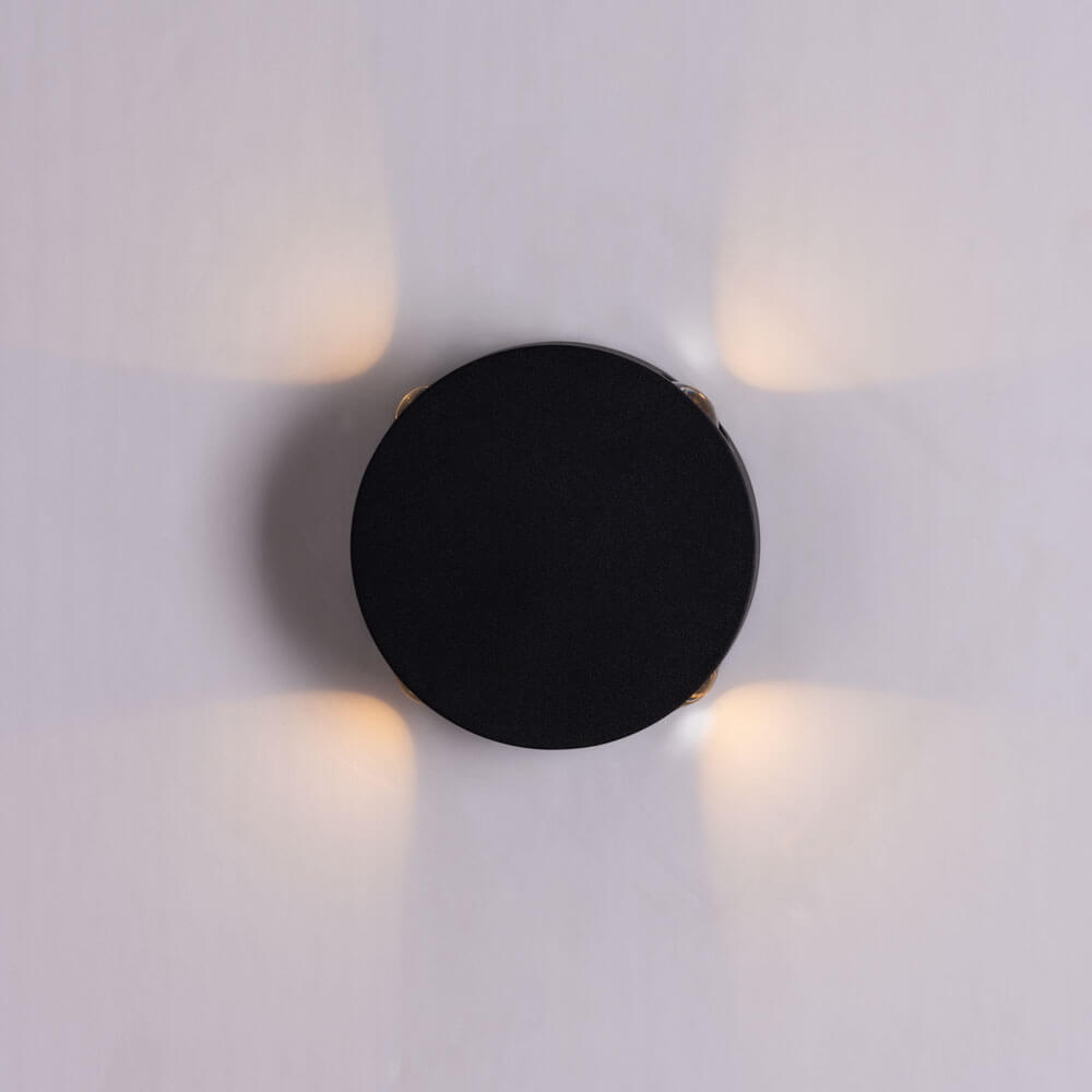 Уличный настенный светильник Arte Lamp Tamburello A1525AP-1BK