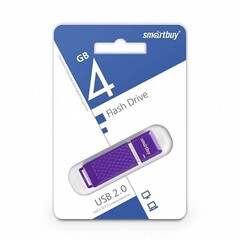 Флешка Smart Buy USB 4GB Quartz series Violet