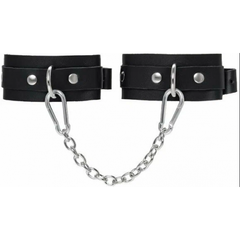 Оковы однослойные скругленные, черные