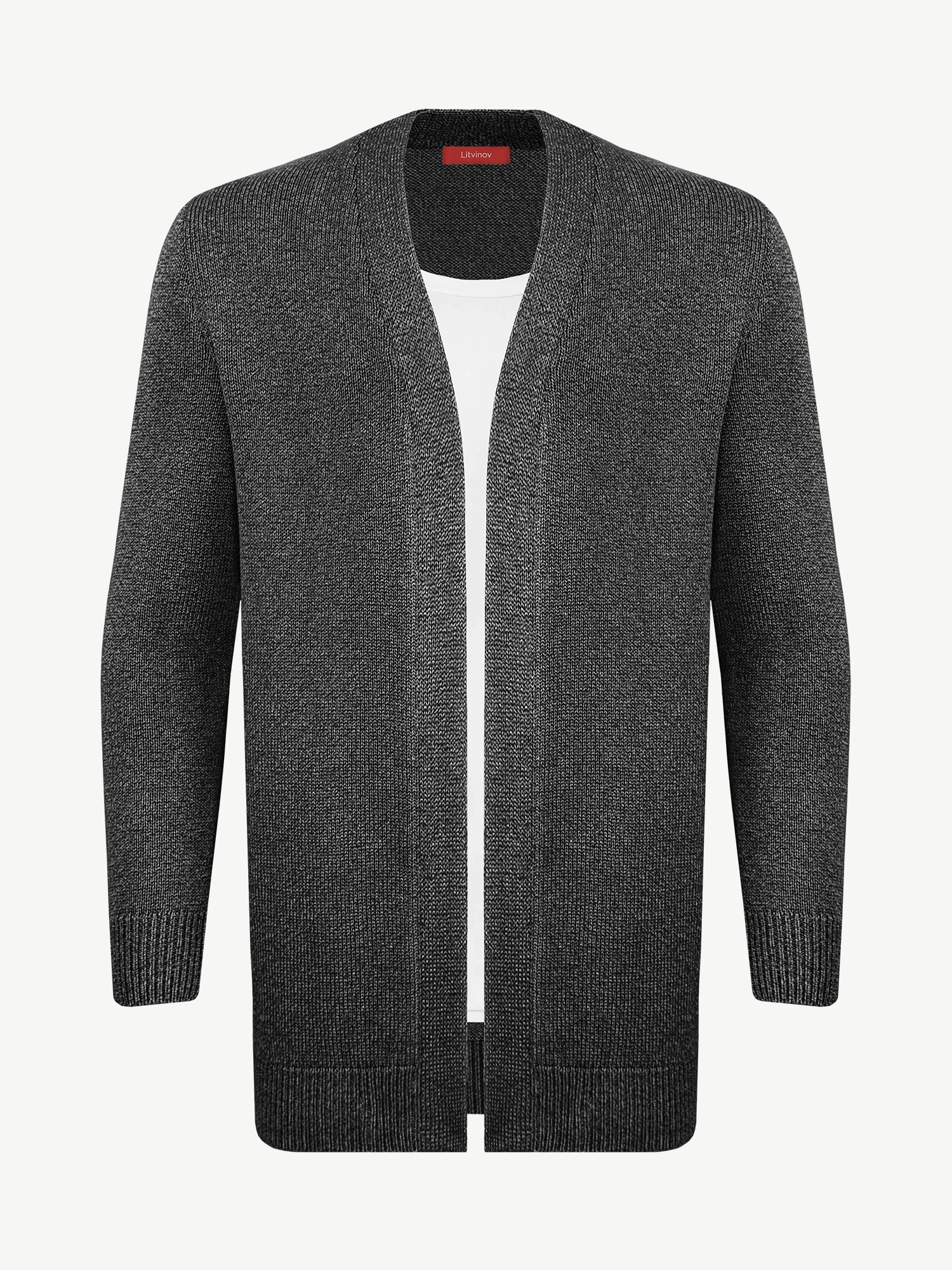 Кардиган с планкой из шелка