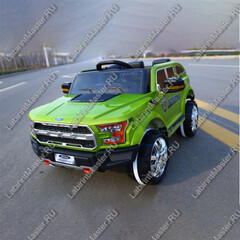 Детский электромобиль "XCY-168" зеленый